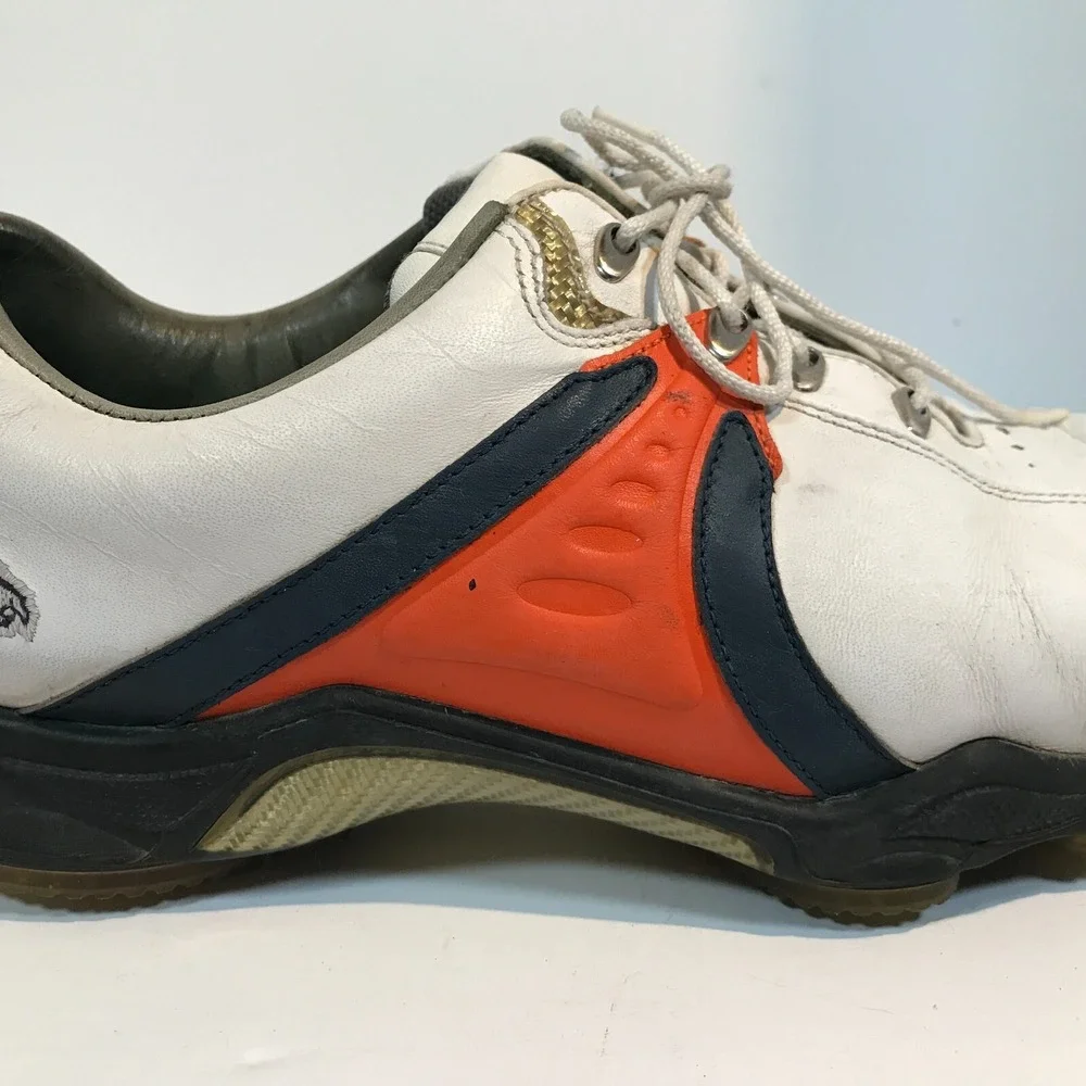 FootJoy MyJoys‎ NFL Denver Broncos Logo Golf Shoes Cleats 10.5M 53461